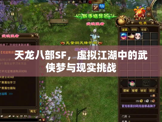 天龙八部SF，虚拟江湖中的武侠梦与现实挑战