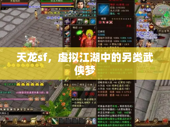 天龙sf，虚拟江湖中的另类武侠梦