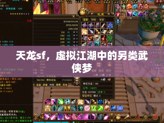 天龙sf，虚拟江湖中的另类武侠梦