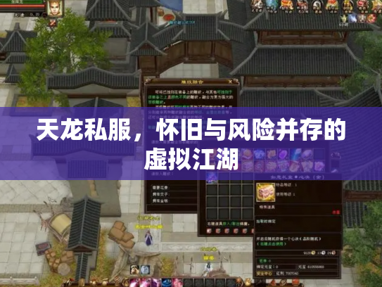 天龙私服，怀旧与风险并存的虚拟江湖