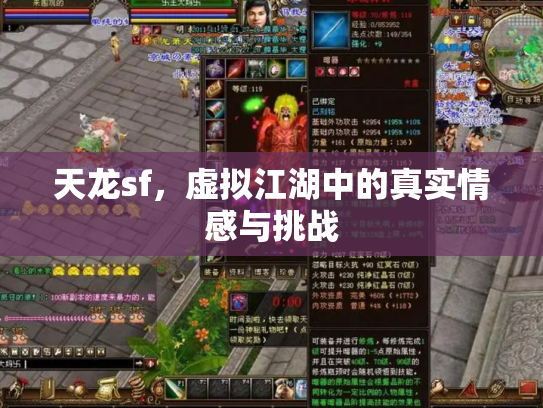 天龙sf，虚拟江湖中的真实情感与挑战