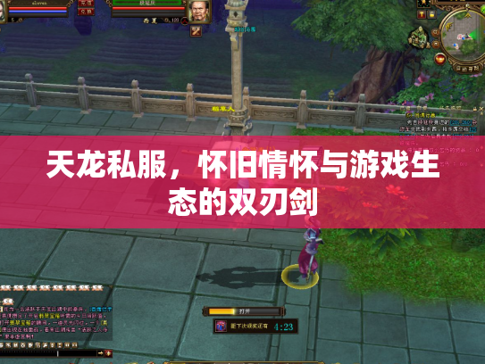 天龙私服，怀旧情怀与游戏生态的双刃剑