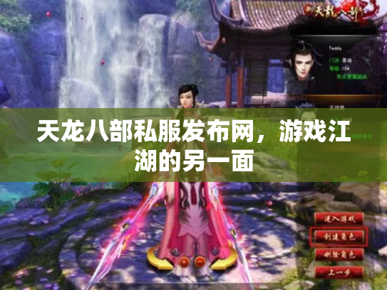 天龙八部私服发布网，游戏江湖的另一面