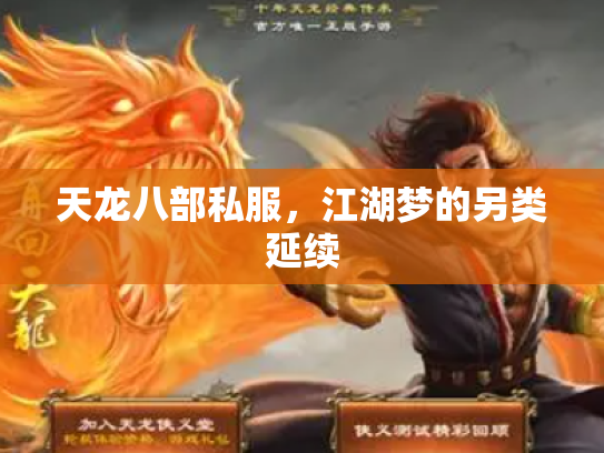 天龙八部私服，江湖梦的另类延续