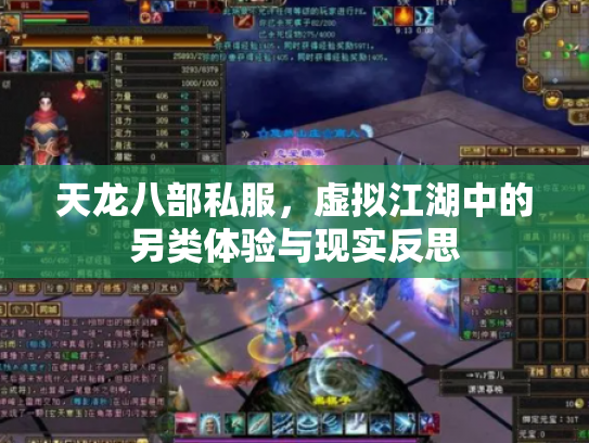 天龙八部私服，虚拟江湖中的另类体验与现实反思