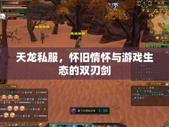 天龙私服，怀旧情怀与游戏生态的双刃剑