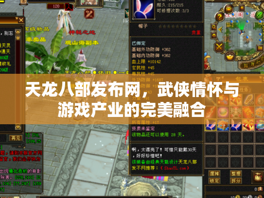 天龙八部发布网，武侠情怀与游戏产业的完美融合