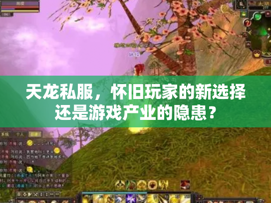 天龙私服，怀旧玩家的新选择还是游戏产业的隐患？