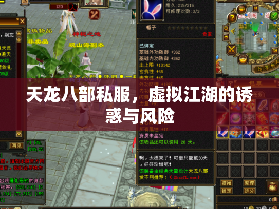 天龙八部私服，虚拟江湖的诱惑与风险