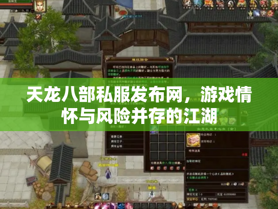 天龙八部私服发布网，游戏情怀与风险并存的江湖