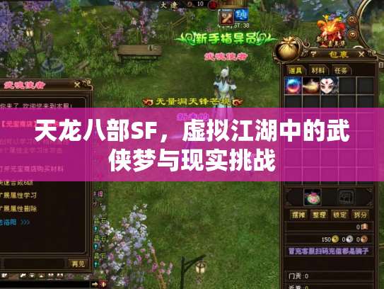 天龙八部SF，虚拟江湖中的武侠梦与现实挑战