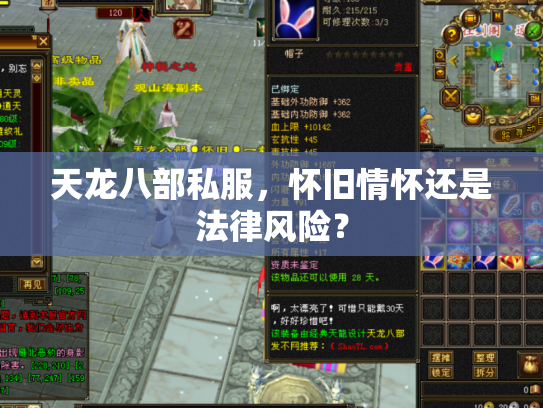 天龙八部私服，怀旧情怀还是法律风险？
