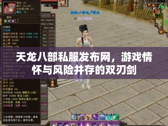 天龙八部私服发布网，游戏情怀与风险并存的双刃剑