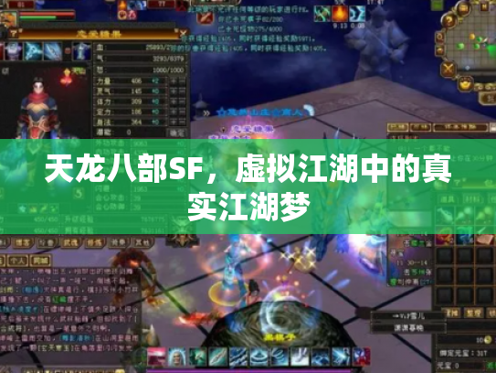 天龙八部SF，虚拟江湖中的真实江湖梦