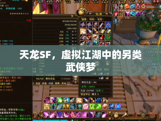 天龙SF，虚拟江湖中的另类武侠梦