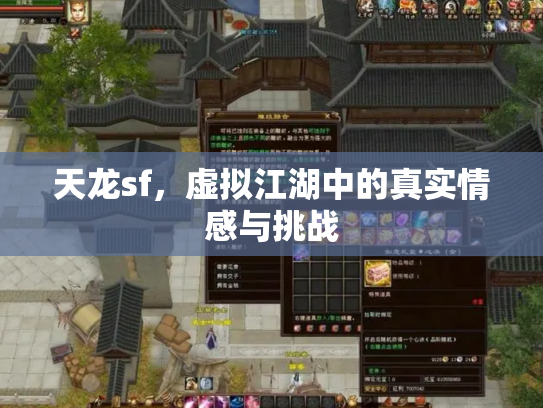 天龙sf，虚拟江湖中的真实情感与挑战