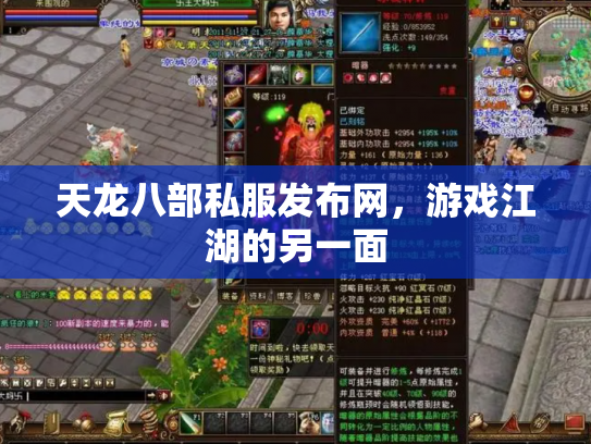 天龙八部私服发布网，游戏江湖的另一面