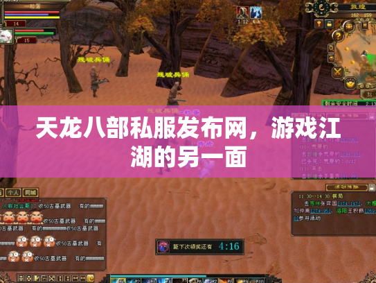 天龙八部私服发布网，游戏江湖的另一面