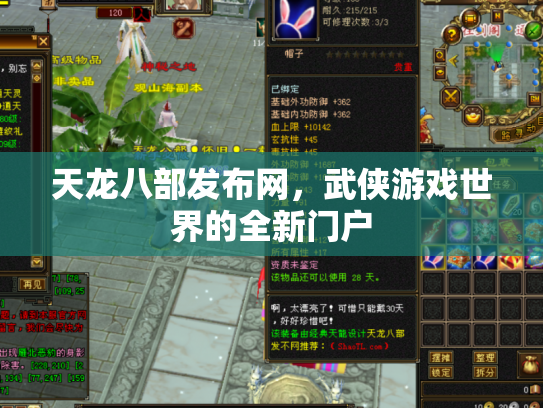 天龙八部发布网，武侠游戏世界的全新门户
