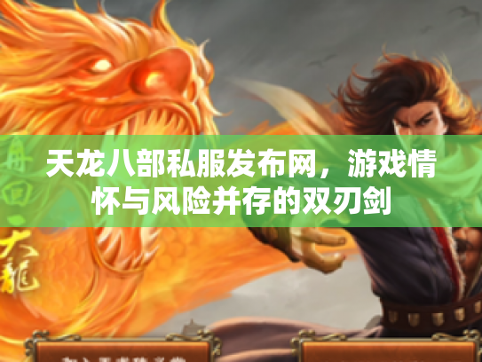 天龙八部私服发布网，游戏情怀与风险并存的双刃剑