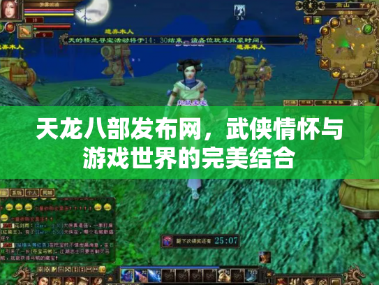 天龙八部发布网，武侠情怀与游戏世界的完美结合
