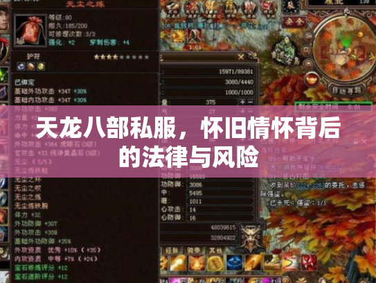 天龙八部私服，怀旧情怀背后的法律与风险