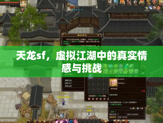 天龙sf，虚拟江湖中的真实情感与挑战