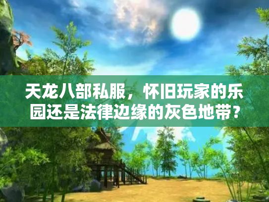 天龙八部私服，怀旧玩家的乐园还是法律边缘的灰色地带？