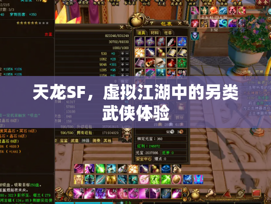 天龙SF，虚拟江湖中的另类武侠体验