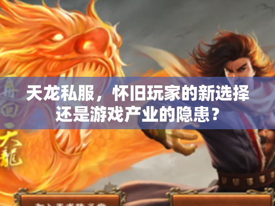 天龙私服，怀旧玩家的新选择还是游戏产业的隐患？