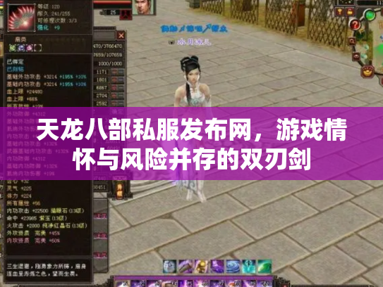 天龙八部私服发布网，游戏情怀与风险并存的双刃剑