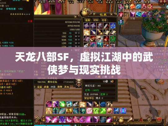 天龙八部SF，虚拟江湖中的武侠梦与现实挑战