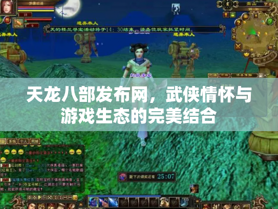 天龙八部发布网，武侠情怀与游戏生态的完美结合