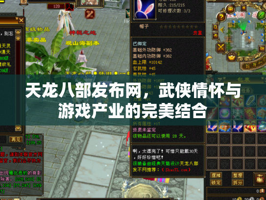 天龙八部发布网，武侠情怀与游戏产业的完美结合
