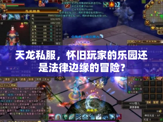 天龙私服，怀旧玩家的乐园还是法律边缘的冒险？