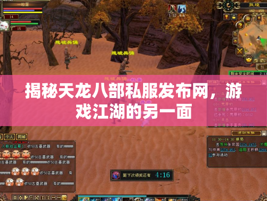 揭秘天龙八部私服发布网，游戏江湖的另一面