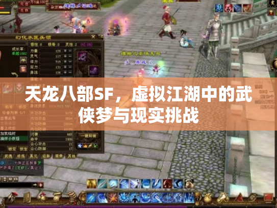 天龙八部SF，虚拟江湖中的武侠梦与现实挑战