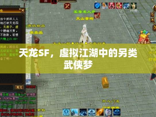 天龙SF，虚拟江湖中的另类武侠梦