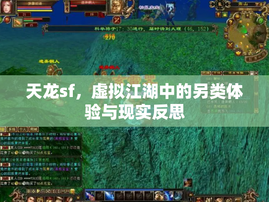 天龙sf，虚拟江湖中的另类体验与现实反思