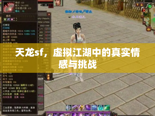 天龙sf，虚拟江湖中的真实情感与挑战
