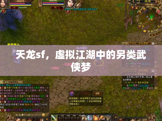 天龙sf，虚拟江湖中的另类武侠梦