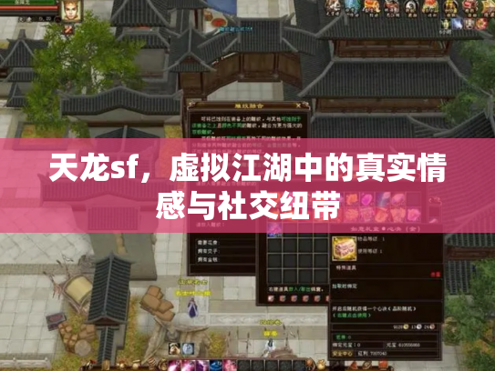 天龙sf，虚拟江湖中的真实情感与社交纽带