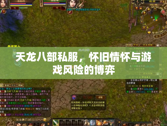 天龙八部私服，怀旧情怀与游戏风险的博弈
