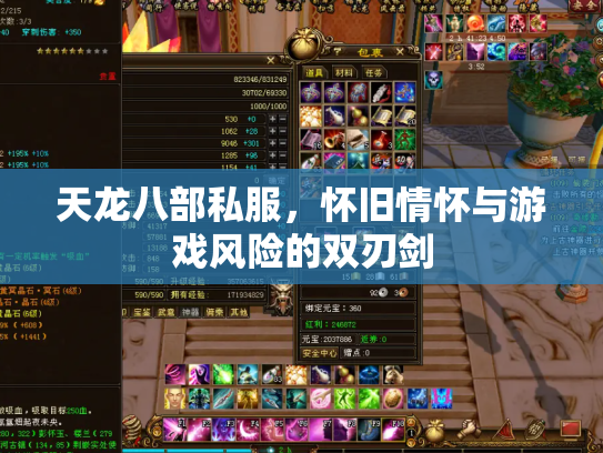 天龙八部私服，怀旧情怀与游戏风险的双刃剑