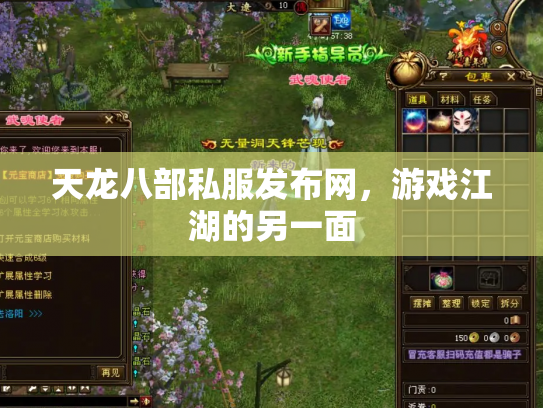 天龙八部私服发布网，游戏江湖的另一面