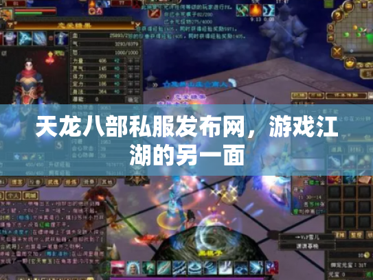 天龙八部私服发布网，游戏江湖的另一面