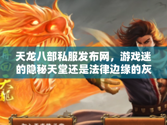 天龙八部私服发布网，游戏迷的隐秘天堂还是法律边缘的灰色地带？