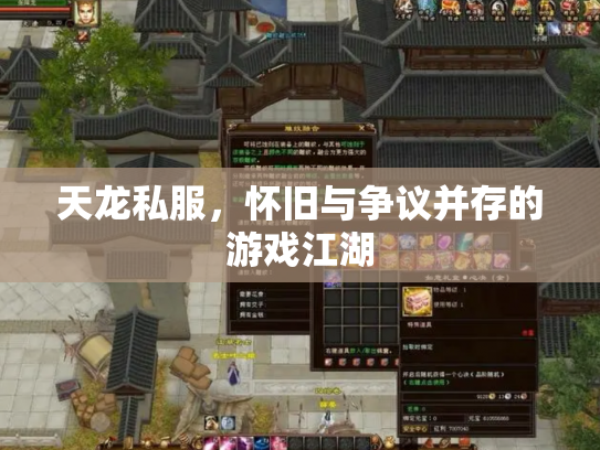 天龙私服，怀旧与争议并存的游戏江湖