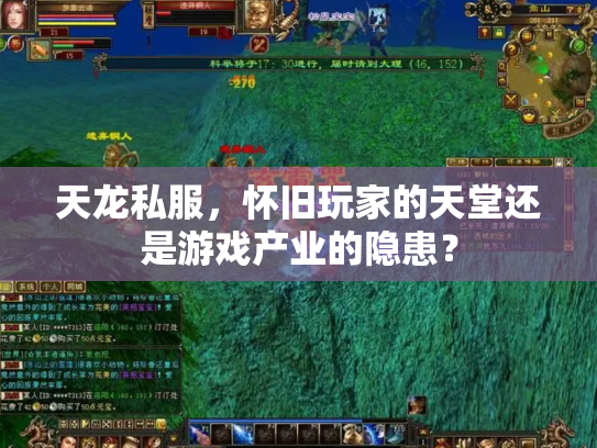 天龙私服，怀旧玩家的天堂还是游戏产业的隐患？