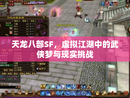 天龙八部SF，虚拟江湖中的武侠梦与现实挑战